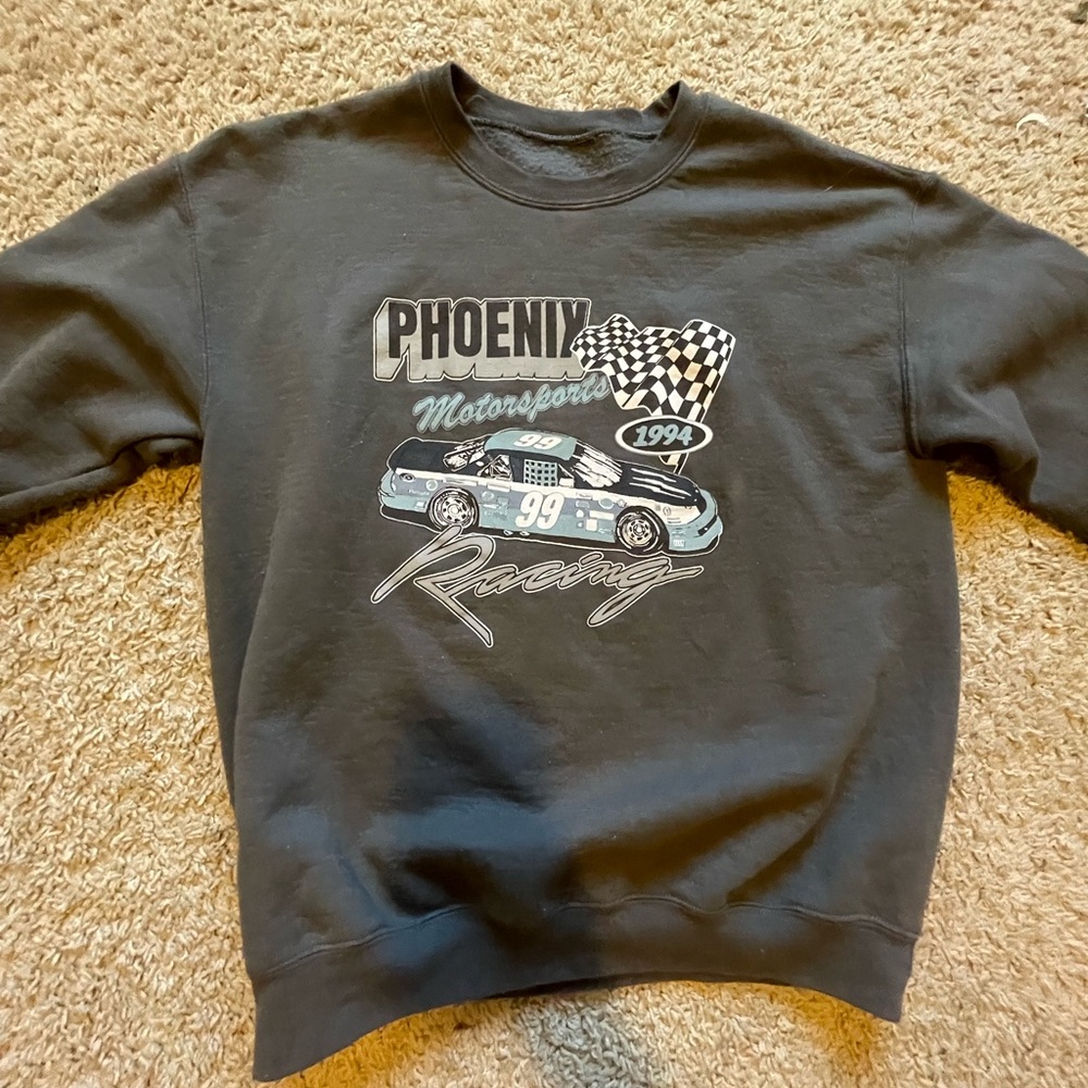 Size s charcoal gray pacsun crew neck